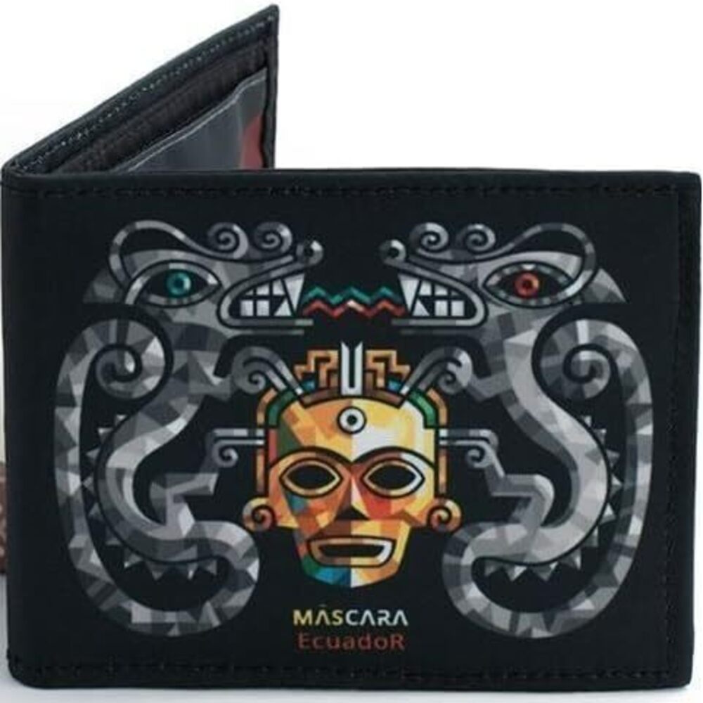 5533 Inca Gold Mask Inspired Handcrafted Wallet - A Touch of Ancient